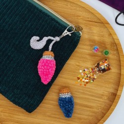 Porte-Clés - Ma Petite Fiole Bleu/Rose