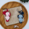 Porte-Clés - Mon Petit Axolotl Bleu/Rose