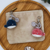 Porte-Clés - Ma Petite Baleine Bleu/Rose