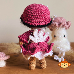 Patron - Flora la Fée et ses Champignons