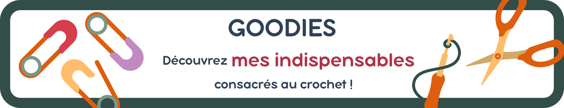 Découvrez nos petits accessoires et cadeaux pour les passionnés de crochet : stickers, marque-pages, kits et autres créations pleines de bonne humeur.